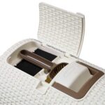 Curver petlife тоалетна за котки с капак, бяла, 51,5 x 38,5 x 40 см - Image 5