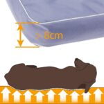 FERPLAST Ортопедично легло за големи кучета 95 x 60 x 8 см, сиво - Image 4