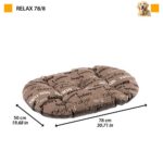 FERPLAST - Легло за кучета и котки Relax, 78 x 50 см, кафяво - Image 2
