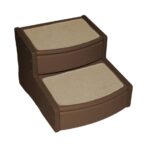 Pet Gear Easy Step II Широка стълба за малки домашни любимци, шоколадовокафява