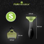 FURminator deShedding четка за премахване на подкосъм за малки дългокосмести кучета, S - Image 5