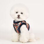 Puppia Gianni Нагръдник за малки и средни кучета, размер L, Тъмносин - Image 5