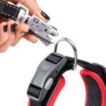 Ferplast нашийник Genius C25/45, светлоотразителен, за средни кучета, червен - Image 3