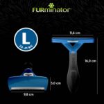 FURminator deShedding четка за премахване на подкосъм за големи късокосмести кучета, L - Image 5