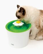 Catit Flower Fountain, фонтан за котки, 3 л, бял/зелен - Image 2
