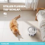 TOMXCUTE 3.2 л неръждаем фонтан за котки и малки кучета - Image 4