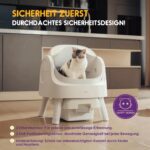 PetPivot Самопочистваща се тоалетна за котки с отворен дизайн - 12 части, L - Image 4
