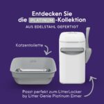 Litter Genie Platinum XXL котешка тоалетна от неръждаема стомана, сива - Image 10