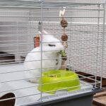 FERPLAST Клетка за зайци RABBIT 100, метална, 95×57×46 см, с аксесоари - Image 5