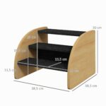 PawHut стълба за кучета 3 стъпки 30 см висока дъбова - Image 3