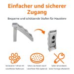Amazon Basics сгъваеми стъпала за кучета и котки, Сиво, 60.7 x 40.9 x 50.2 см - Image 2