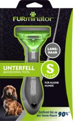FURminator deShedding четка за премахване на подкосъм за малки дългокосмести кучета, S - Image 2