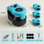 PawHut Интерактивна играчка за котки електрическа - Черен, 14,8Л x 11,7Ш x 10В см - Image 8