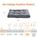 Amazon Basics Легло за големи кучета, 102 x 69 x 9 см, сиво - Image 5