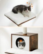 Feandrea котешка катерушка с къщичка и стълбове за драскане - Image 7