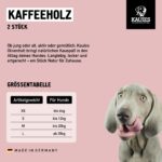 Kauies Играчка за дъвчене от дървесина на кафеено дърво, L, 2 броя - Image 4
