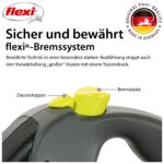 flexi Giant Professional L автоматичен повод за кучета, 10 м, черен/неоново жълт - Image 5