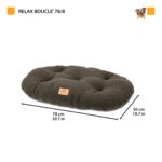 Ferplast легло за кучета за средни породи, 78 x 50 x H 5 см, сиво - Image 4