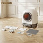 TRIUMPHKEY Самопочистваща котешка тоалетна XXL, 90 л, с приложение - Image 8