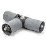 lionto Играчка за котки - тунел с топка, 30x120x80 см, 30 см диаметър