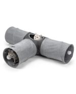 lionto Играчка за котки - тунел с топка, 30x120x80 см, 30 см диаметър