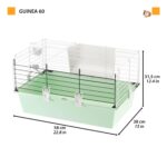 Ferplast Клетка за морски свинчета CAVIE 60, 58 x 38 x 32 см - зелен, Д 58 x Ш 38 x В 31 см - Image 3