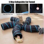 Bemodst тунел за котки, с 5 разклонения, сгъваем, интерактивна играчка - Image 4