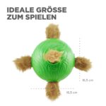Outward Hound Dog Snuffle N' Treat Ball Пъзел, Ниво 2, Зелен, Голям - Image 5