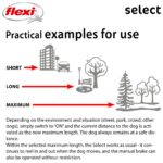 flexi Select M автоматичен повод за кучета, 0-7 м, сив - Image 4