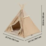 Trixie Tipi Boho за кучета и котки, 55 × 65 × 55 см, БЕЖОВО - Image 9