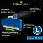 FURminator deShedding четка за премахване на подкосъм за големи късокосмести кучета, L - Image 4