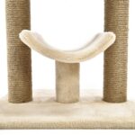 Amazon Basics Котешка катерушка с платформа, 45,7 x 35,6 x 55,9 см, Бежово - Image 2
