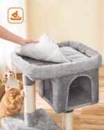 Feandrea Котешка катерушка, 79,6 см, за котки до 7 кг, 2 къщички - Image 9