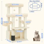 Hey-brother Катерушка за големи котки, с 8 см дебели сизалови стълбове - Image 8