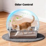 Gimars XXL Котешка тоалетна от неръждаема стомана 60x40x15 см - Image 5