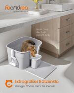 Feandrea Котешка тоалетна с високи страни - Image 2