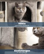 lionto котешка катерушка с къщичка и легло, 60 см - Image 3