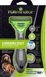 FURminator deShedding четка за премахване на подкосъм за малки дългокосмести кучета, S - Image 9