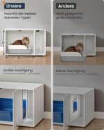 SONGMICS HOME шкаф за котешка тоалетна с бърз монтаж - Image 4