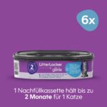 Litter Genie LitterLocker, 6 броя сменяеми касети с бариера срещу миризми - Лилав, 35 см - Image 7