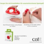 Senses 2.0 Fliegenpilz, интерактивна играчка за котки 360° - бял - Image 5