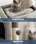 lionto котешка катерушка с къщичка и легло, 60 см - Image 4