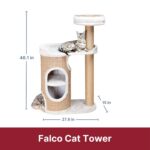 TRIXIE Котешка драскалка Falco с уютна пещера – 117 см, бежово - Image 6