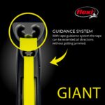 Flexi USA Giant Neon автоматичен лентов повод за кучета, 7,9 м, черен - Image 4