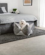 lionto Възглавница за котки и малки кучета, 70 x 38 см, светлосиво - Image 3