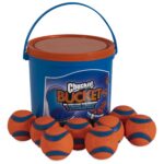 Chuckit! Ultra Ball за кучета, 8 броя, дълготраен гумен, плаващ