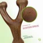Benebone Wishbone играчка за кучета, с истински бекон, размер L - браун, Голям - Image 2