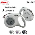 flexi Select M автоматичен повод за кучета, 0-7 м, сив - Image 8