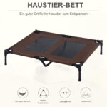 PawHut легло за кучета за големи породи 92 x 76 x 18 см кафяво - Image 8