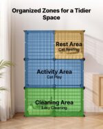 VEVOR Клетка за котки 3-етажна 71,1×35,5×104,1 см - Image 6